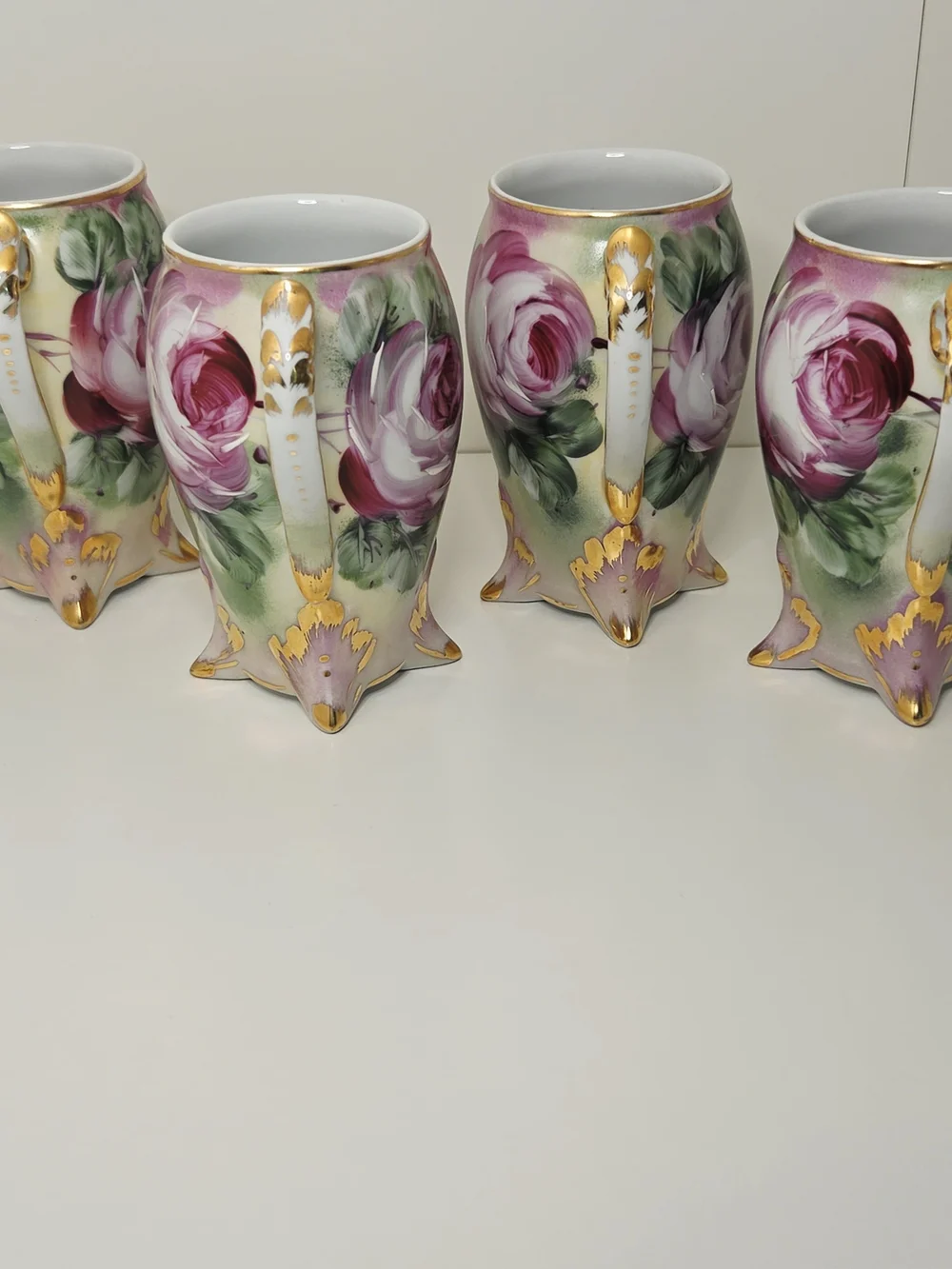 Antique Nippon Hand Painted Porcelain Cider Set - 14